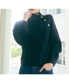 【エニィ スィス/any SiS】の【洗える】ボトルネックボタンポイントAir ニット ネイビー|ID: prp329100004143541 ipo3291000000034297802