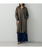 【イェッカ ヴェッカ/YECCA VECCA】のリブMIXシャツワンピース 人気、トレンドファッション・服の通販 founy(ファニー) ファッション Fashion レディースファッション WOMEN ワンピース Dress シャツワンピース Shirt Dresses A/W・秋冬 Aw・Autumn/Winter・Fw・Fall-Winter シンプル Simple ポケット Pocket 羽織 Haori thumbnail Khaki|ID: prp329100004143546 ipo3291000000028460902