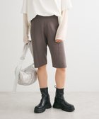 【グリーンパークス/Green Parks】の・ANDSEARCH ニットハーフパンツ Charcoal Gray|ID: prp329100004143548 ipo3291000000028460921