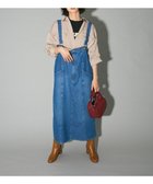 【グリーンパークス/Green Parks】の・SUGAR SPOON 2wayデニムジャンスカ 人気、トレンドファッション・服の通販 founy(ファニー) ファッション Fashion レディースファッション WOMEN ワンピース Dress オールインワン ワンピース All In One Dress サロペット Salopette A/W・秋冬 Aw・Autumn/Winter・Fw・Fall-Winter おすすめ Recommend サスペンダー Suspenders サロペット Overalls センター Center デニム Denim ポケット Pocket ヴィンテージ Vintage thumbnail Indigo|ID: prp329100004143557 ipo3291000000028460962