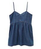 【グリーンパークス/Green Parks】の・SUGAR SPOON デニムキャミチュニック Indigo|ID: prp329100004143565 ipo3291000000028460984