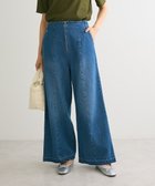 【グリーンパークス/Green Parks】の・SUGAR SPOONデニムハイウエストワイドパン 人気、トレンドファッション・服の通販 founy(ファニー) ファッション Fashion レディースファッション WOMEN パンツ Pants A/W・秋冬 Aw・Autumn/Winter・Fw・Fall-Winter コンパクト Compact シアー Sheer スタンダード Standard センター Center デニム Denim ポケット Pocket リラックス Relax ワイド Wide ヴィンテージ Vintage thumbnail Indigo|ID: prp329100004143569 ipo3291000000028460994