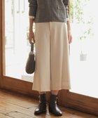 【ジェイ プレス/J.PRESS】の【WEB限定カラーあり・洗える】ツムギート flannel ワイド クロップド パンツ アイボリー系|ID: prp329100004143730 ipo3291000000028968529