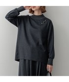 【23区/NIJYUSANKU】の【洗える】ウールミルドジャージー リブデザイン カットソー グレー系|ID: prp329100004143793 ipo3291000000033348449