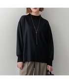 【23区/NIJYUSANKU】の【洗える】ウールミルドジャージー リブデザイン カットソー ブラック系|ID: prp329100004143793 ipo3291000000033348450