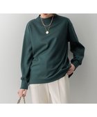 【23区/NIJYUSANKU】の【洗える】ウールミルドジャージー リブデザイン カットソー ダークグリーン系|ID: prp329100004143793 ipo3291000000033348451