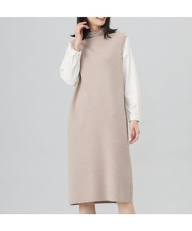 【ジェイ プレス/J.PRESS】の【洗える】CLOTH COMBI KNIT ワンピース 人気、トレンドファッション・服の通販 founy(ファニー) ファッション Fashion レディースファッション WOMEN ワンピース Dress ニットワンピース Knit Dresses 洗える Washable ポケット Pocket ミラノリブ Milan Ribs A/W・秋冬 Aw・Autumn/Winter・Fw・Fall-Winter エレガント 上品 Elegant |ID:prp329100004143904