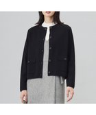 【ジェイ プレス/J.PRESS】の【WEB限定・洗える】WORSTED WOOL クルーネック カーディガン 【WEB限定】ブラック系|ID:prp329100004143907