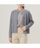 【ジェイ プレス/J.PRESS】の【WEB限定・洗える】WORSTED WOOL クルーネック カーディガン 【WEB限定】トップグレー系|ID: prp329100004143907 ipo3291000000028462238