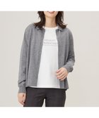 【ジェイ プレス/J.PRESS】の【洗える】WORSTED WOOL BLEND ポロ襟付き カーディガン トップグレー系|ID: prp329100004143912 ipo3291000000028462255