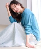 【エニィ スィス/any SiS】の【ウールブレンドシリーズ】フロント切替Vネック ニット ブルー|ID: prp329100004143932 ipo3291000000034297988