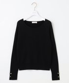 【エニィ スィス/any SiS】の【ウールブレンドシリーズ】ベースネックリブコンビ ニット ブラック|ID: prp329100004143937 ipo3291000000034298012