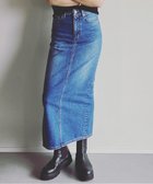 【ウォードブルー/WOADBLUE】のI LINE DENIM SKIRT(MID BLUE)Iライン デニムスカート 人気、トレンドファッション・服の通販 founy(ファニー) ファッション Fashion レディースファッション WOMEN スカート Skirt デニムスカート Denim Skirts ショート Short シンプル Simple スニーカー Sneakers デニム Denim トレンド Trend ファブリック Fabric A/W・秋冬 Aw・Autumn/Winter・Fw・Fall-Winter thumbnail MIDBLUE|ID: prp329100004143961 ipo3291000000028462505