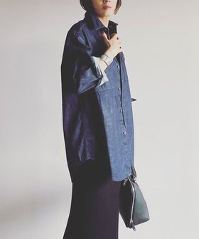 【ウォードブルー/WOADBLUE】 CPO SHIRT JACKET / CPO シャツジャケット人気、トレンドファッション・服の通販 founy(ファニー) ファッション Fashion レディースファッション WOMEN アウター Coat Outerwear ジャケット Jackets ジャケット Jacket セットアップ Set Up デニム Denim トレンド Trend ファブリック Fabric A/W・秋冬 Aw・Autumn/Winter・Fw・Fall-Winter エレガント 上品 Elegant |ID:prp329100004143962