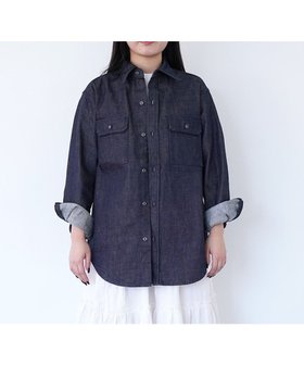 【ウォードブルー/WOADBLUE】 CPO SHIRT JACKET / CPO シャツジャケット人気、トレンドファッション・服の通販 founy(ファニー) ファッション Fashion レディースファッション WOMEN アウター Coat Outerwear ジャケット Jackets ジャケット Jacket セットアップ Set Up デニム Denim トレンド Trend ファブリック Fabric A/W・秋冬 Aw・Autumn/Winter・Fw・Fall-Winter エレガント 上品 Elegant |ID:prp329100004143962