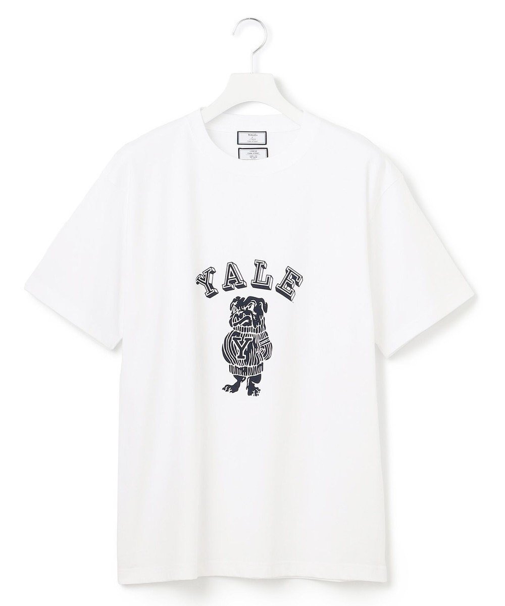 【ジェイプレスヨークストリート/J.PRESS YORK STREET】の【UNISEX】YALE×YORK STREET ブルドックTシャツ 人気、トレンドファッション・服の通販 founy(ファニー) 　ファッション　Fashion　レディースファッション　WOMEN　トップス・カットソー　Tops/Tshirt　シャツ/ブラウス　Shirts/Blouses　ロング / Tシャツ　T-Shirts　カットソー　Cut and Sewn　アメリカン　American　春　Spring　カットソー　Cut And Sew　コラボ　Collaboration　プリント　Print　ユニセックス　Unisex　S/S・春夏　Ss・Spring/Summer　夏　Summer　 other-1|ID: prp329100004144184 ipo3291000000028464778