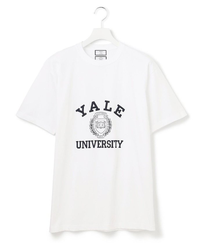 【ジェイプレスヨークストリート/J.PRESS YORK STREET】の【UNISEX】YALE×YORK STREET スクールエンブレム Tシャツ インテリア・キッズ・メンズ・レディースファッション・服の通販 founy(ファニー) https://founy.com/ ファッション Fashion レディースファッション WOMEN トップス・カットソー Tops/Tshirt シャツ/ブラウス Shirts/Blouses ロング / Tシャツ T-Shirts カットソー Cut and Sewn S/S・春夏 Ss・Spring/Summer ユニセックス Unisex アメリカン American カットソー Cut And Sew コラボ Collaboration プリント Print 夏 Summer 春 Spring |ID: prp329100004144185 ipo3291000000028464783