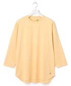 【ジェイプレスヨークストリート/J.PRESS YORK STREET】の【UNISEX】七分丈プレーンTシャツ ライトイエロー系|ID: prp329100004144202 ipo3291000000028464829