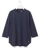 【ジェイプレスヨークストリート/J.PRESS YORK STREET】の【UNISEX】七分丈プレーンTシャツ 人気、トレンドファッション・服の通販 founy(ファニー) ファッション Fashion レディースファッション WOMEN トップス・カットソー Tops/Tshirt シャツ/ブラウス Shirts/Blouses ロング / Tシャツ T-Shirts カットソー Cut and Sewn カットソー Cut And Sew シンプル Simple センター Center バランス Balance プレーン Plane ユニセックス Unisex ラウンド Round A/W・秋冬 Aw・Autumn/Winter・Fw・Fall-Winter S/S・春夏 Ss・Spring/Summer 夏 Summer thumbnail ネイビー系|ID: prp329100004144202 ipo3291000000028464831