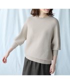 【エニィファム/any FAM】の【洗濯機可/6色展開】ラウンドネックガーターニット サンドベージュ|ID: prp329100004144385 ipo3291000000028465698