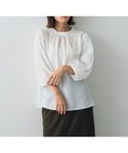 【イェッカ ヴェッカ/YECCA VECCA】のチュールスリーブブラウス 人気、トレンドファッション・服の通販 founy(ファニー) ファッション Fashion レディースファッション WOMEN トップス・カットソー Tops/Tshirt シャツ/ブラウス Shirts/Blouses NEW・新作・新着・新入荷 New Arrivals A/W・秋冬 Aw・Autumn/Winter・Fw・Fall-Winter ギャザー Gather スクエア Square スリット Slit チュール Tulle バルーン Balloon フォルム Form ポケット Pocket thumbnail Off White|ID: prp329100004144396 ipo3291000000028465733