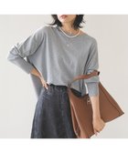 【アンフィーロ 自由区/UNFILO】の【洗える/抗菌防臭】マイビューティニット クルーネック グレー|ID: prp329100004144503 ipo3291000000031877920