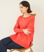 【アンフィーロ 自由区/UNFILO】の【洗える/抗菌防臭】マイビューティニット クルーネック オレンジ|ID: prp329100004144503 ipo3291000000031877922