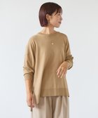 【アンフィーロ 自由区/UNFILO】の【洗える/抗菌防臭】マイビューティニット クルーネック キャメル|ID: prp329100004144503 ipo3291000000031877923