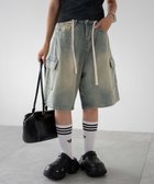 【ウィゴー/WEGO】のドロストカーゴハーフパンツ 人気、トレンドファッション・服の通販 founy(ファニー) ファッション Fashion レディースファッション WOMEN パンツ Pants デニムパンツ Denim Pants ハーフ / ショートパンツ Short Pants A/W・秋冬 Aw・Autumn/Winter・Fw・Fall-Winter おすすめ Recommend ショート Short スマホ Smartphone デニム Denim トレンド Trend thumbnail デニム淡色|ID: prp329100004144526 ipo3291000000028466122