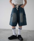 【ウィゴー/WEGO】のドロストカーゴハーフパンツ 人気、トレンドファッション・服の通販 founy(ファニー) ファッション Fashion レディースファッション WOMEN パンツ Pants デニムパンツ Denim Pants ハーフ / ショートパンツ Short Pants A/W・秋冬 Aw・Autumn/Winter・Fw・Fall-Winter おすすめ Recommend ショート Short スマホ Smartphone デニム Denim トレンド Trend thumbnail デニム中濃色|ID: prp329100004144526 ipo3291000000028466124