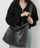 【ウィゴー/WEGO】の【ユニセックス着用ITEM】レザータッチBIGショルダー グレー|ID: prp329100004145940 ipo3291000000028483297