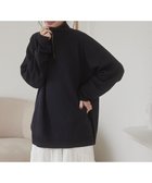 【ウィゴー/WEGO】の【ユニセックス着用ITEM】ミラノリブハーフジッププルオーバー ネイビー|ID:prp329100004145941