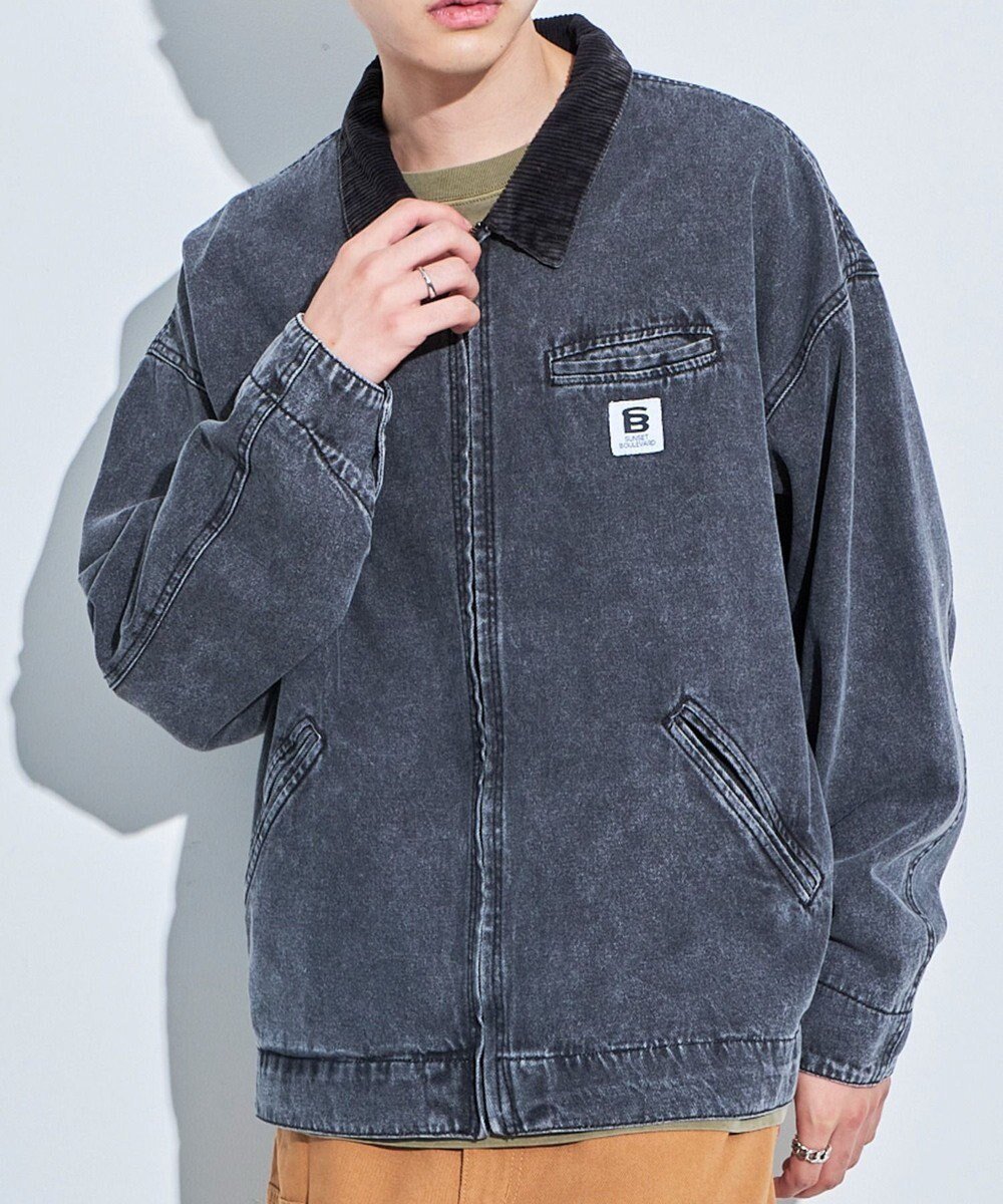 【ウィゴー/WEGO / MEN】のワーカーズZIPジャケット インテリア・キッズ・メンズ・レディースファッション・服の通販 founy(ファニー) 　ファッション　Fashion　メンズファッション　MEN　アウター　Coats Outerwear/Men　ブルゾン　Blouson/Jackets　アウトドア　Outdoor　ヴィンテージ　Vintage　秋　Autumn/Fall　コーデュロイ　Corduroy　シンプル　Simple　ジャケット　Jacket　スウェット　Sweat　スマホ　Smartphone　デニム　Denim　パーカー　Hoodie　ビッグ　Big　ブルゾン　Blouson　ボトム　Bottom　羽織　Haori　ワーク　Work　冬　Winter　A/W・秋冬　Aw・Autumn/Winter・Fw・Fall-Winter　再入荷　Restock/Back In Stock/Re Arrival　おすすめ　Recommend　ブラックその他|ID: prp329100004145947 ipo3291000000028483330