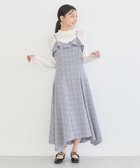 【アースミュージックアンドエコロジー/earth music&ecology】のフリルキャミワンピース 人気、トレンドファッション・服の通販 founy(ファニー) ファッション Fashion レディースファッション WOMEN ワンピース Dress キャミワンピース No Sleeve Dresses NEW・新作・新着・新入荷 New Arrivals A/W・秋冬 Aw・Autumn/Winter・Fw・Fall-Winter イレギュラー Irregular インナー Inner キャミソール Camisole シャーリング Shirring フィット Fit フリル Frills フレア Flare ヘムライン Hemline ポケット Pocket ロング Long ワンポイント One Point thumbnail Blue Gray|ID: prp329100004145974 ipo3291000000028483432