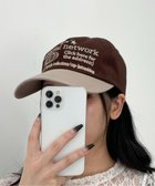 【ウィゴー/WEGO】のロゴ刺繍バイカラーキャップ 人気、トレンドファッション・服の通販 founy(ファニー) ファッション Fashion レディースファッション WOMEN 帽子 Hats NEW・新作・新着・新入荷 New Arrivals おすすめ Recommend キャップ Cap シンプル Simple スマホ Smartphone ワンポイント One Point 帽子 Hat thumbnail ブラウン|ID: prp329100004147616 ipo3291000000028502167