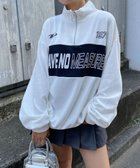 【ウィゴー/WEGO】のグラフィックハーフジップビッグスウェット ホワイト|ID: prp329100004147618 ipo3291000000028502175