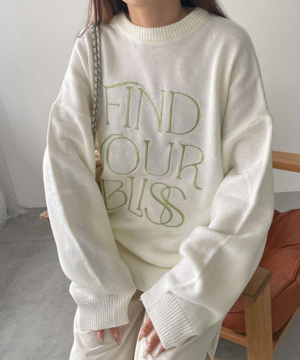 【ウィゴー/WEGO】のグラフィックニットBIGプルオーバー 人気、トレンドファッション・服の通販 founy(ファニー) 　ファッション　Fashion　レディースファッション　WOMEN　トップス・カットソー　Tops/Tshirt　ニット　Knit Tops　プルオーバー　Pullover　インナー　Inner　秋　Autumn/Fall　ガーリー　Girly　グラフィック　Graphic　ストレート　Straight　スマホ　Smartphone　セーター　Sweater　デニム　Denim　ビッグ　Big　ロング　Long　冬　Winter　A/W・秋冬　Aw・Autumn/Winter・Fw・Fall-Winter　再入荷　Restock/Back In Stock/Re Arrival　NEW・新作・新着・新入荷　New Arrivals　おすすめ　Recommend　 other-1|ID: prp329100004147619 ipo3291000000028502177