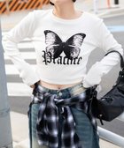 【ウィゴー/WEGO】のバタフライプリントロンT 人気、トレンドファッション・服の通販 founy(ファニー) ファッション Fashion レディースファッション WOMEN トップス・カットソー Tops/Tshirt シャツ/ブラウス Shirts/Blouses ロング / Tシャツ T-Shirts カットソー Cut and Sewn インナー Inner 秋 Autumn/Fall カットソー Cut And Sew ジャケット Jacket スマホ Smartphone ダウン Down 長袖 Long Sleeve バタフライ Butterfly フロント Front ベスト Vest ミニスカート Mini Skirt ロング Long A/W・秋冬 Aw・Autumn/Winter・Fw・Fall-Winter 再入荷 Restock/Back In Stock/Re Arrival NEW・新作・新着・新入荷 New Arrivals おすすめ Recommend thumbnail ホワイト|ID: prp329100004147620 ipo3291000000028502199