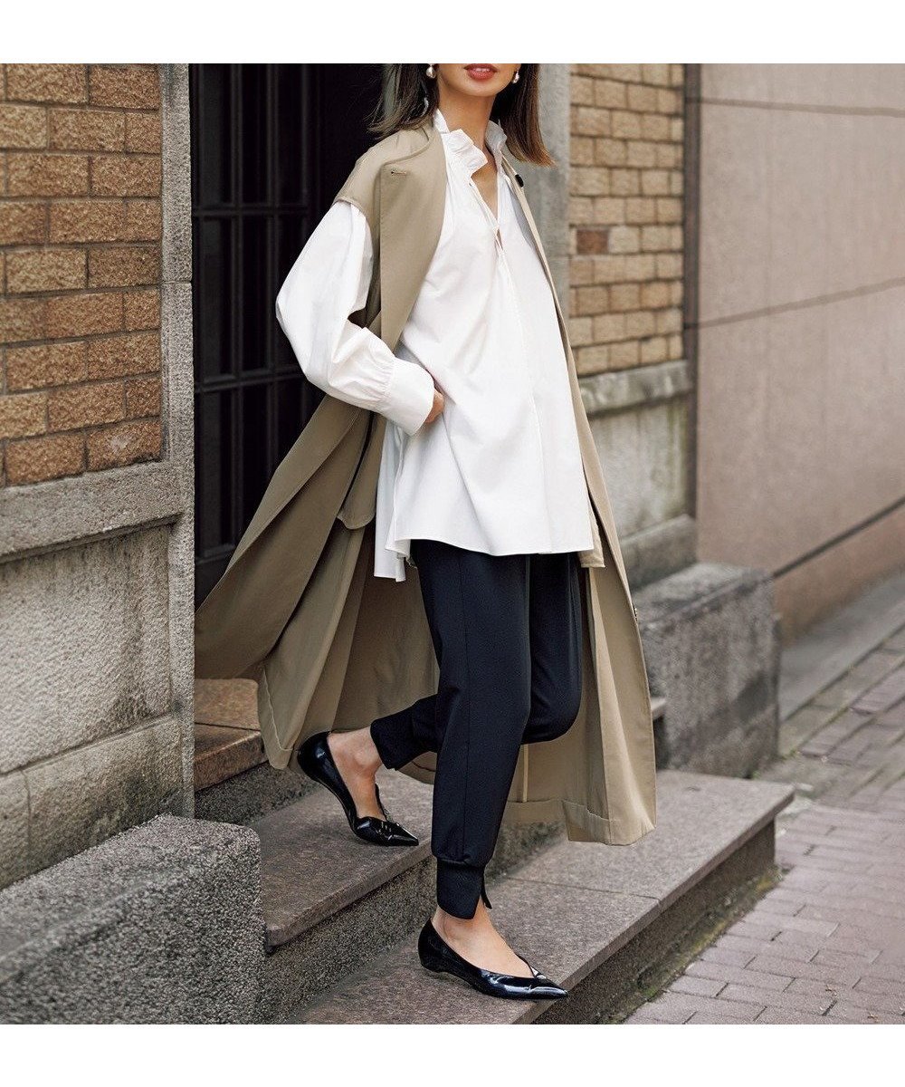 【アンフィーロ 自由区/UNFILO】の【洗える】スリーブレスコート 人気、トレンドファッション・服の通販 founy(ファニー) 　ファッション　Fashion　レディースファッション　Ladies' Fashion Online　アウター　Coat Outerwear　コート　Coats　ジャケット　Jackets　おすすめ　Recommend　ウォッシャブル　Washable　ジャケット　Jacket　ツイル　Twill　ドレス　Dress　ノースリーブ　No Sleeve　エレガント 上品　Elegant　洗える　Washable　秋　Autumn/Fall　A/W・秋冬　Aw・Autumn/Winter・Fw・Fall-Winter　 other-1|ID: prp329100004147653 ipo3291000000032525160