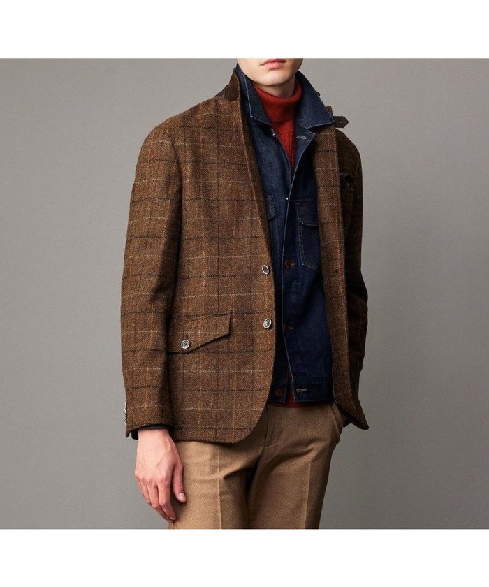 【ジョセフ アブード/JOSEPH ABBOUD / MEN】の【ツィード/UKファブリック】 ツイード ウィンドーベン ジャケット インテリア・キッズ・メンズ・レディースファッション・服の通販 founy(ファニー) https://founy.com/ ファッション Fashion メンズファッション MEN アウター Coats Outerwear/Men テーラードジャケット Tailored Jackets クラシック Classic コーデュロイ Corduroy ジャケット Jacket セットアップ Set Up ツィード Tweed ツイード Tweed ファブリック Fabric プリント Print プリーツ Pleats ベスト Vest A/W・秋冬 Aw・Autumn/Winter・Fw・Fall-Winter 再入荷 Restock/Back In Stock/Re Arrival |ID: prp329100004150563 ipo3291000000028553581