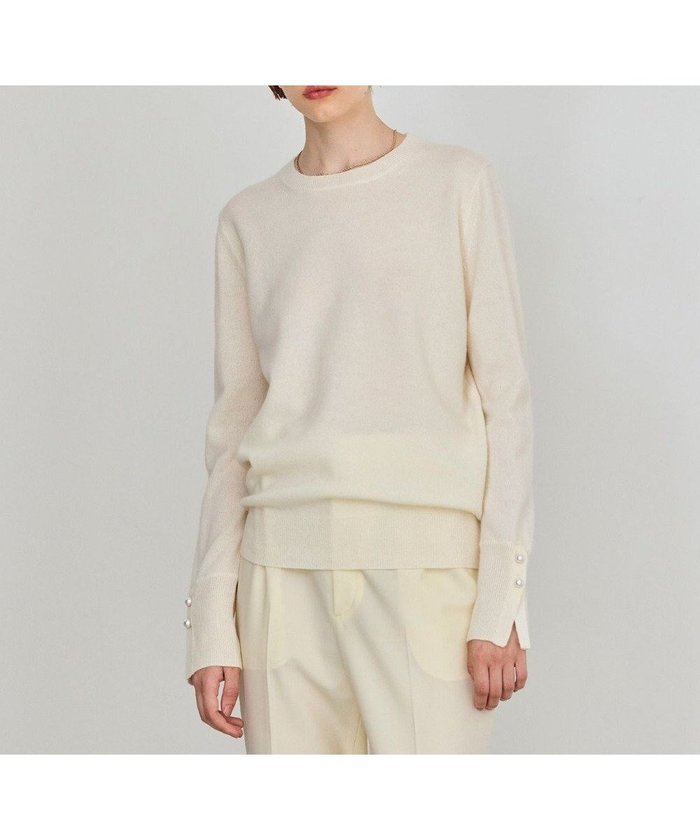 【ベイジ,/BEIGE,】の【WEB限定・洗える】ALSACE / パール釦クルーネックウールニット インテリア・キッズ・メンズ・レディースファッション・服の通販 founy(ファニー) https://founy.com/ ファッション Fashion レディースファッション WOMEN トップス・カットソー Tops/Tshirt ニット Knit Tops A/W・秋冬 Aw・Autumn/Winter・Fw・Fall-Winter セーター Sweater パール Pearl 洗える Washable |ID: prp329100004150591 ipo3291000000028553686