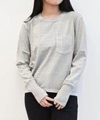 【サキュウ/caqu】の【洗える】caqu x good on long sleeve pocket tee リラックスフィットポケットTシャツ ash|ID: prp329100004150635 ipo3291000000028738644