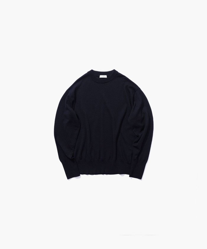 【エイトン/ATON】のWOOSTED WOOL クルーネックニット インテリア・キッズ・メンズ・レディースファッション・服の通販 founy(ファニー) https://founy.com/ ファッション Fashion レディースファッション WOMEN トップス・カットソー Tops/Tshirt ニット Knit Tops A/W・秋冬 Aw・Autumn/Winter・Fw・Fall-Winter カシミヤ Cashmere カットソー Cut And Sew シンプル Simple セーター Sweater リラックス Relax 別注 Special Order |ID: prp329100004150665 ipo3291000000028554097