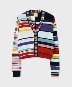 【ポール スミス/Paul Smith】 フラワーカラー ストライプ カーディガン人気、トレンドファッション・服の通販 founy(ファニー) ファッション Fashion レディースファッション WOMEN トップス・カットソー Tops/Tshirt カーディガン Cardigans NEW・新作・新着・新入荷 New Arrivals A/W・秋冬 Aw・Autumn/Winter・Fw・Fall-Winter おすすめ Recommend カーディガン Cardigan コレクション Collection ジャケット Jacket ストライプ Stripe スペシャル Special フラワー Flower プリント Print 人気 Popularity |ID:prp329100004150685