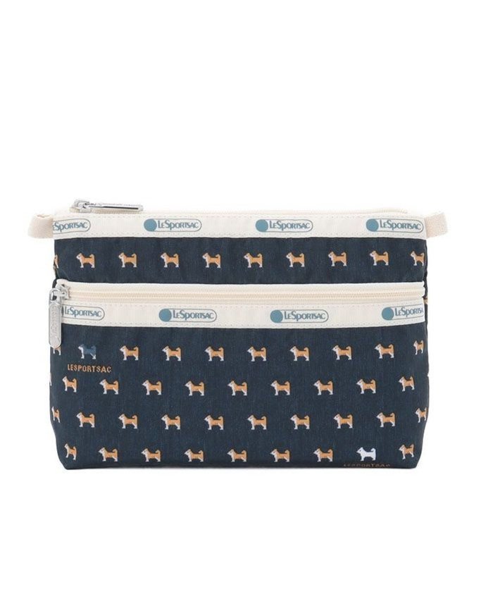 【レスポートサック/LeSportsac】のCOSMETIC CLUTCH/デニムシバピクセル インテリア・キッズ・メンズ・レディースファッション・服の通販 founy(ファニー) https://founy.com/ ファッション Fashion レディースファッション WOMEN バッグ Bag 財布 Wallets ポーチ Pouches ジップ Zip 財布 Wallet デニム Denim プリント Print ポケット Pocket ポーチ Pouch NEW・新作・新着・新入荷 New Arrivals おすすめ Recommend 犬 Dog 旅行 Travel |ID: prp329100004150710 ipo3291000000028554288