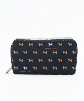 【レスポートサック/LeSportsac】 RECTANGULAR COSMETIC/デニムシバピクセル人気、トレンドファッション・服の通販 founy(ファニー) ファッション Fashion レディースファッション WOMEN 財布 Wallets ポーチ Pouches スクエア Square 財布 Wallet デニム Denim プリント Print ポケット Pocket ポーチ Pouch NEW・新作・新着・新入荷 New Arrivals 犬 Dog |ID:prp329100004150712