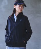 【23区 ゴルフ/NIJYUSANKU GOLF】の【WOMEN】【ストレッチ/防風/撥水】防風ライトブルゾン ブラック系|ID: prp329100004150760 ipo3291000000031902903