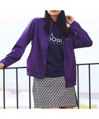 【23区 ゴルフ/NIJYUSANKU GOLF】の【WOMEN】【ストレッチ/防風/撥水】防風ライトブルゾン パープル系|ID: prp329100004150760 ipo3291000000031902904