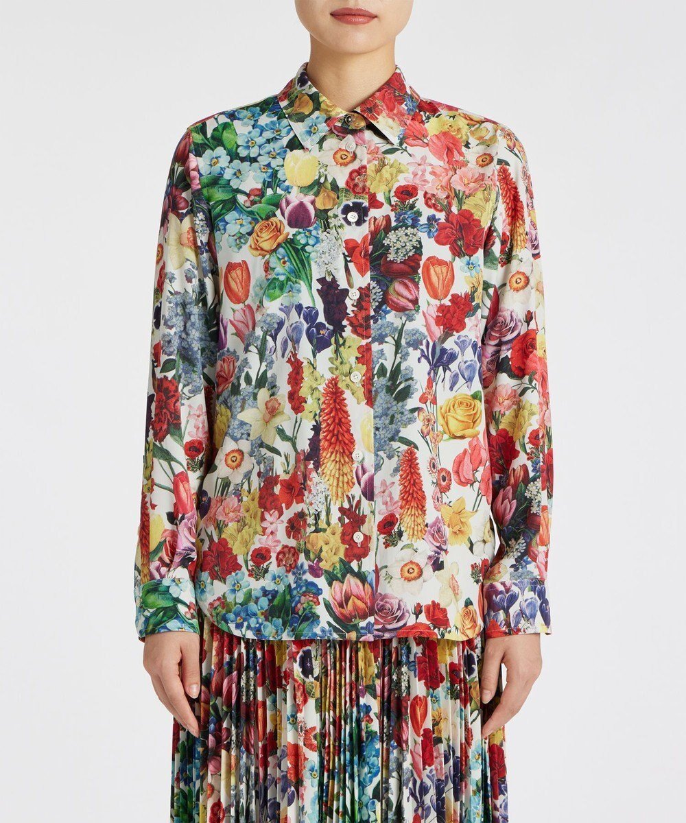 【ポール スミス/Paul Smith】のCollage Floral ブラウス 人気、トレンドファッション・服の通販 founy(ファニー) 　ファッション　Fashion　レディースファッション　WOMEN　トップス・カットソー　Tops/Tshirt　シャツ/ブラウス　Shirts/Blouses　A/W・秋冬　Aw・Autumn/Winter・Fw・Fall-Winter　S/S・春夏　Ss・Spring/Summer　おすすめ　Recommend　とろみ　Thickness　コレクション　Collection　ジャケット　Jacket　スペシャル　Special　セットアップ　Set Up　プリント　Print　人気　Popularity　夏　Summer　 other-1|ID: prp329100004150773 ipo3291000000028633861