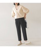 【アンフィーロ 自由区/UNFILO】の【吸湿発熱/ストレッチ】beauty warm テーパードパンツ ブラック|ID: prp329100004152054 ipo3291000000031618342